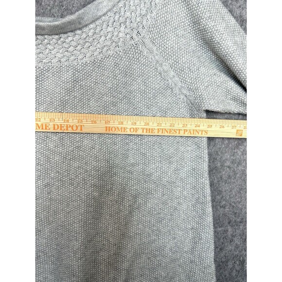 Lane Bryant Sweater Women's 22/24 Plus Size Gray Cable Knit - Picture 7 of 10